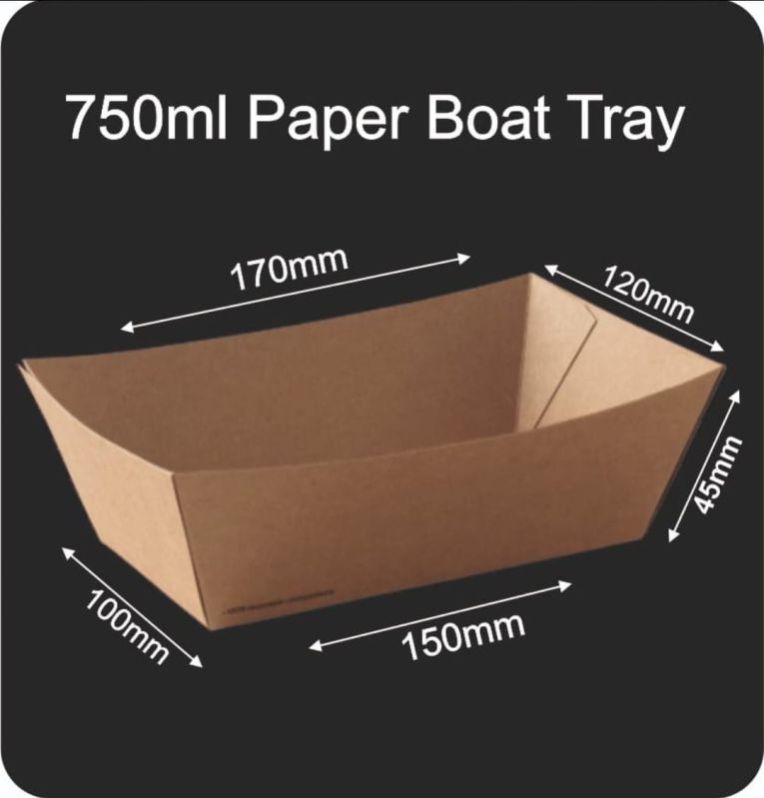 750 Ml Paper Boat Tray