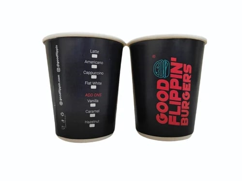 250 ml Disposable Printed Coffee Cups