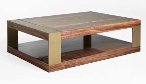Polished Wood Rectangular Coffee Table, for Home