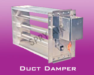 Spray Air Rectangular Galvanized Iron Duct Damper, for Ventilation, Feature : Durable, High Quality