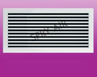 White Rectangle Aluminium Single Deflection Grille, Feature : Fine Finished, Quality Tested