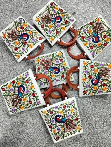 Embroidered Canvas Multicolor Designer Handbag, for Travel, Feature : Fine Finishing