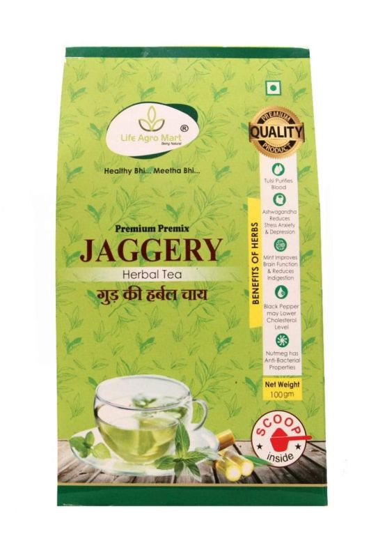 Jaggery based instant premix Herbal Tea, Packaging Type : Paper Box, Pouches
