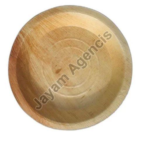 4 Inch Round Areca Leaf Plate