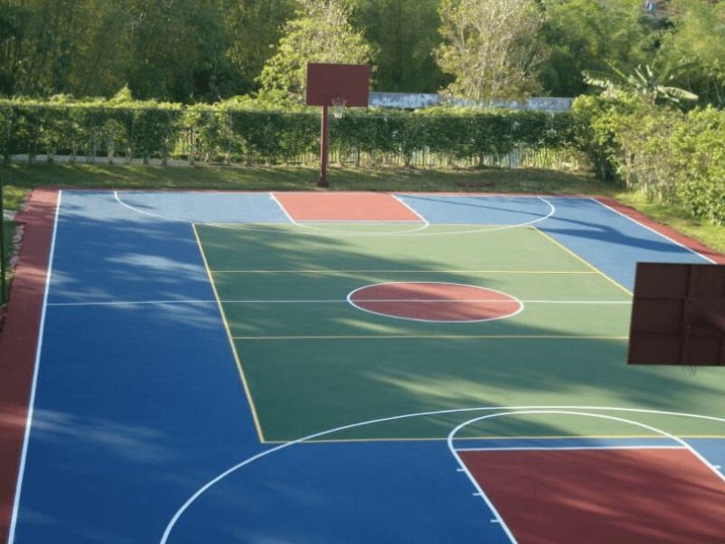 Synthetic Basketball Court Flooring