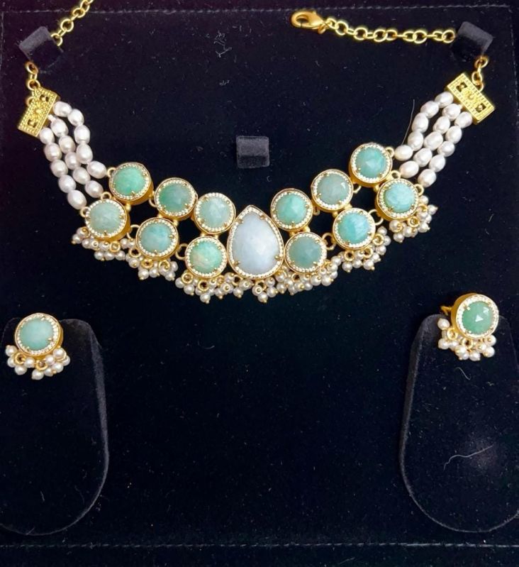 Real Pearls Necklace Set, Style : Antique