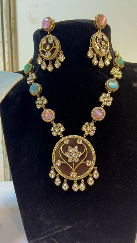 Brass Thewa Jewellery Sets, Gender : Female
