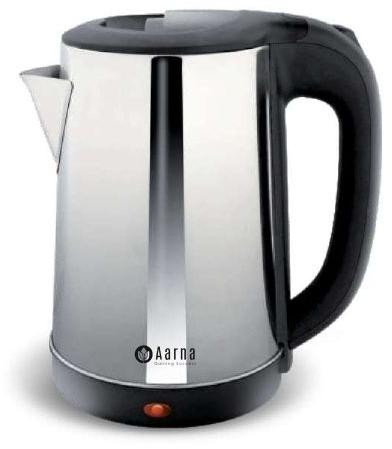 Silver 220-240 VAC 1.5 L Stainless Steel Electric Kettle