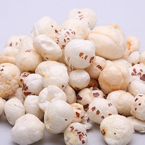 Creamy Round White Dried Makhana, for Human Consumption, Taste : Light Sweet