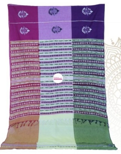 Printed Ladies Handloom Kantha Saree, Speciality : Easy Wash, Dry Cleaning, Anti-Wrinkle, Shrink-Resistant
