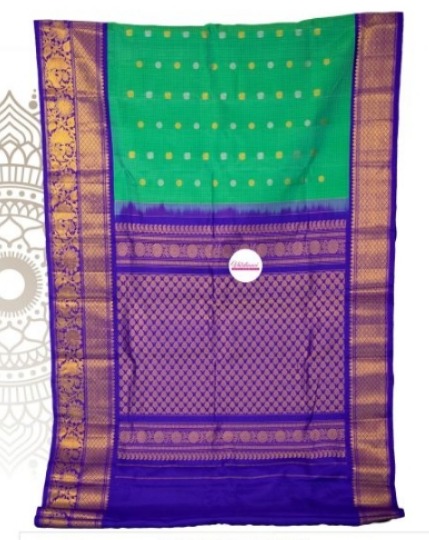 Ladies Handloom Pure Gadwal Sico Saree, Speciality : Easy Wash, Dry Cleaning, Anti-Wrinkle, Shrink-Resistant