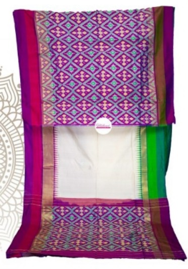 Ladies Party Wear Silk Pochampally Saree, Speciality : Easy Wash, Dry Cleaning, Anti-Wrinkle, Shrink-Resistant