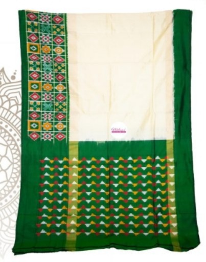 Printed Silk Ladies Stylish Pochampally Saree, Speciality : Easy Wash, Dry Cleaning, Anti-Wrinkle, Shrink-Resistant
