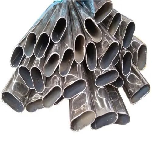 Oval Stainless Steel Polished Pipe