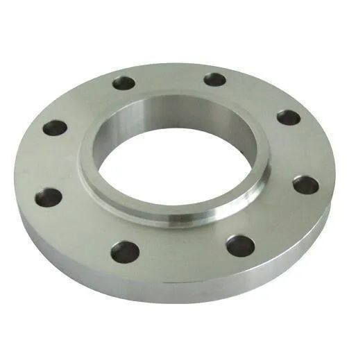 Silver Round Polished Stainless Steel Forged Flange, for Industrial Use