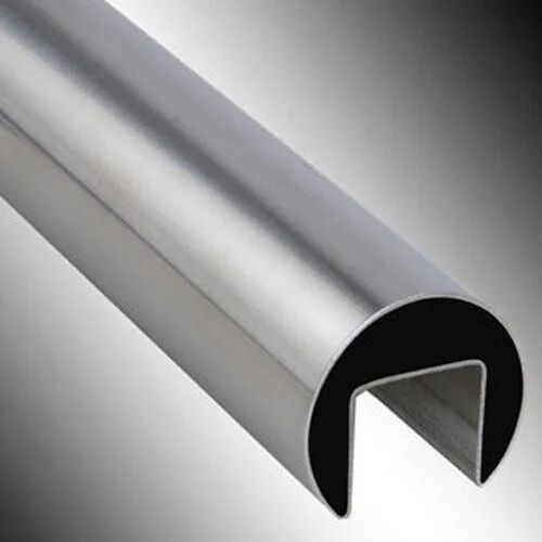 Polished Stainless Steel Slot Pipe, Shape : Round