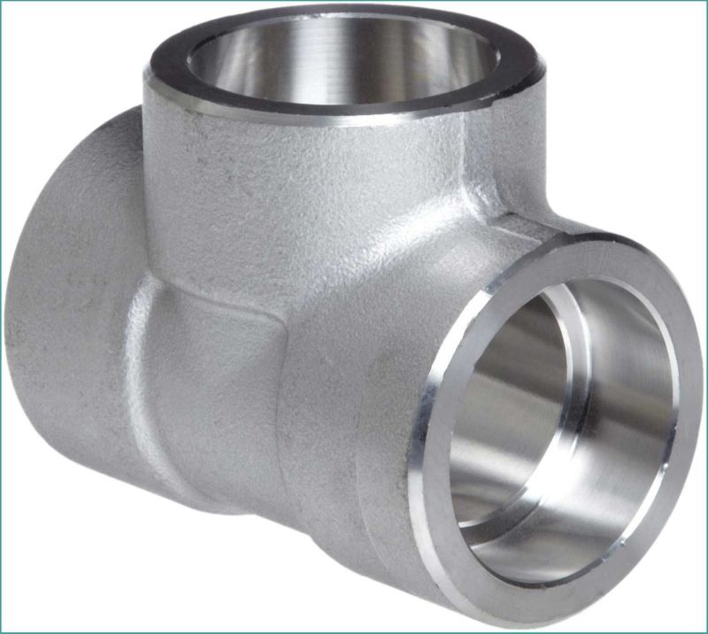 Stainless Steel Socket Weld Tee, for Water Treatment Plant, Feature : High Strength, Fine Finishing