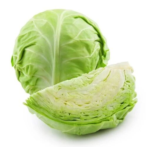 Green Fresh Cabbage, for Cooking, Packaging Type : Customized