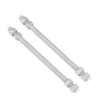 Grey Polished Metal Double Arming Bolts, for Industrial, Size : Standard