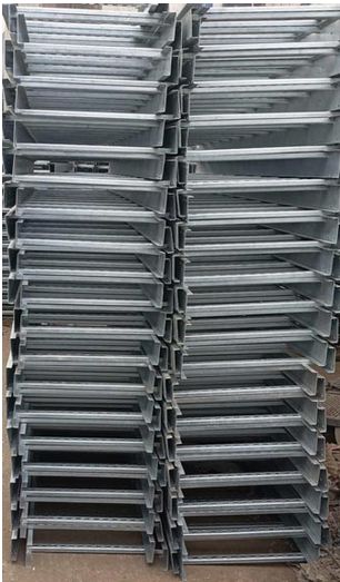 Grey Polished Ladder Type Cable Tray, Width : 150-600 mm