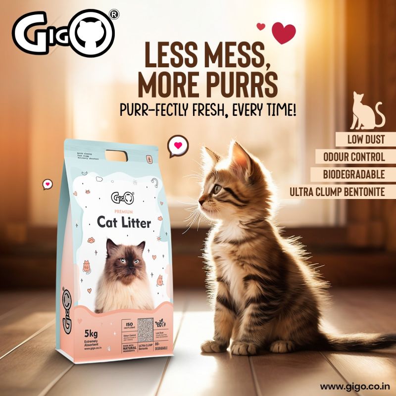 Gigo Premium Cat Litter, 5Kg