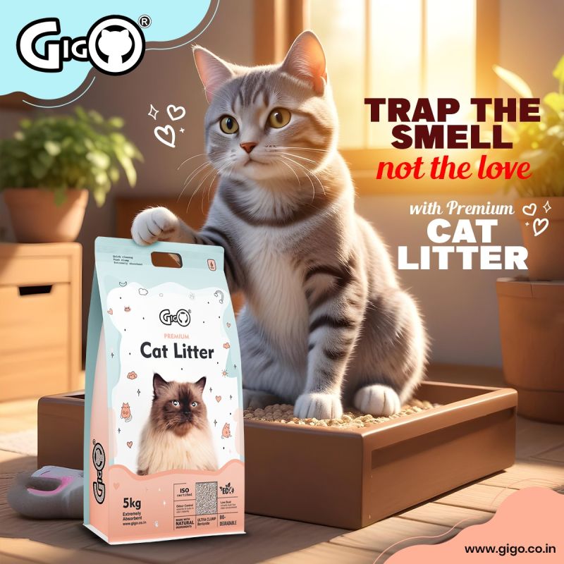 Gigo Premium Cat Litter, 5Kg