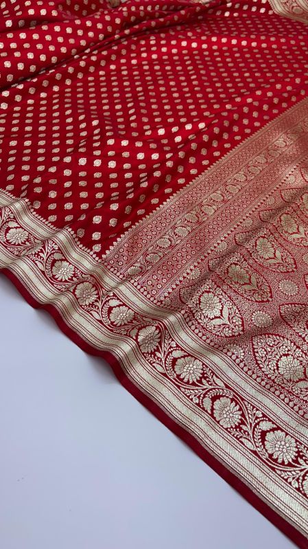 BANARASI SATAN KATAN SOFT SILK SAREE