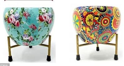 Metal Flower Vase Set