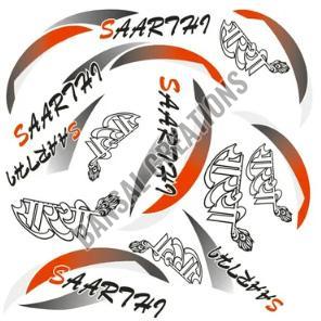 Saarthi E Rickshaw Sticker