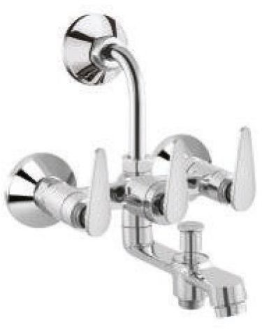 Mittens Brass 3 In 1 Wall Mixer Tap