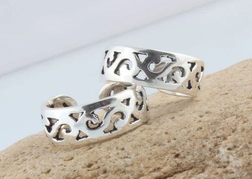 Ladies 925 Sterling Silver Toe Ring