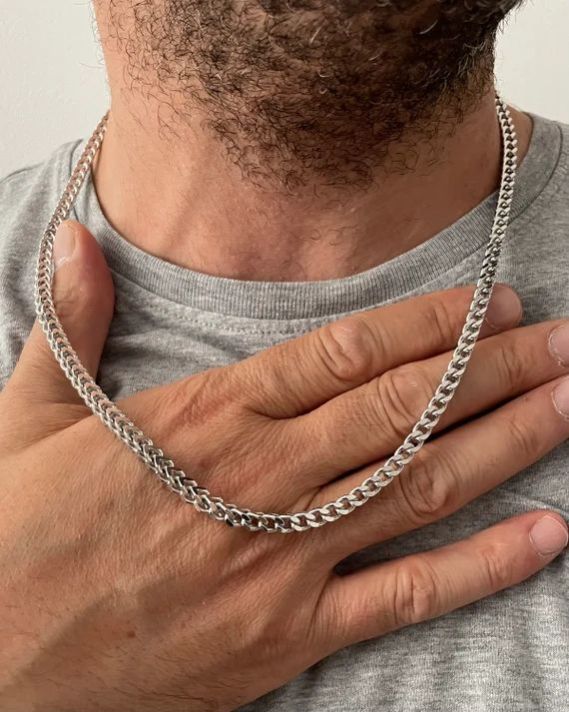 Mens Sterling Silver Chain