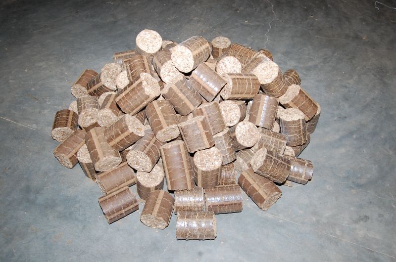 Groundnut Shell Briquettes