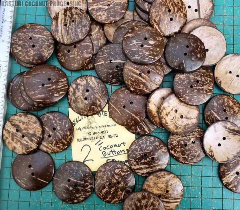 Coconut Shell Buttons