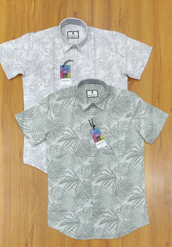 Mens Cotton Full Sleeve Printed Shirt