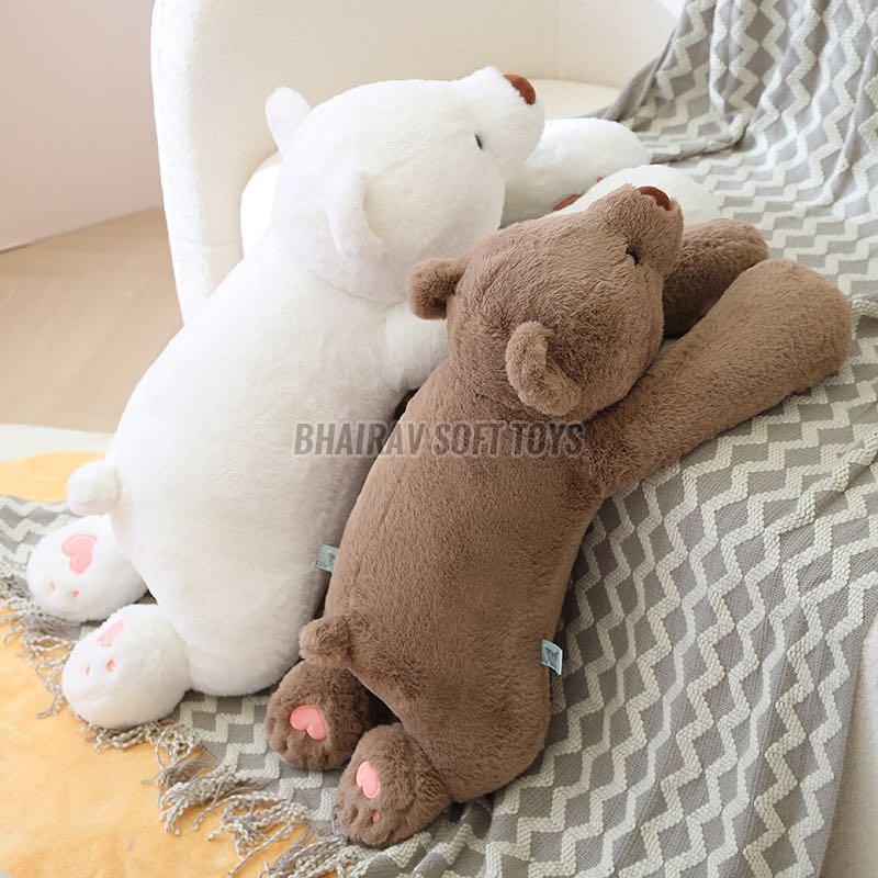 65 Cm Sleeping Bear Stuffed Toy