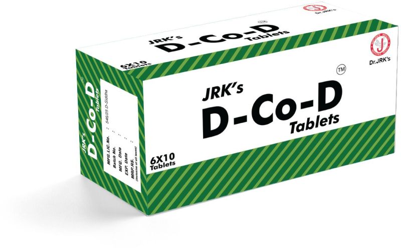 Jrks D Co D Tablets, Certification : Iso 9001:2015 Certified