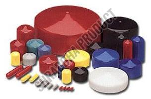 Round Shape Rubber Short Caps, For Industrial Use, Color : Multicolor