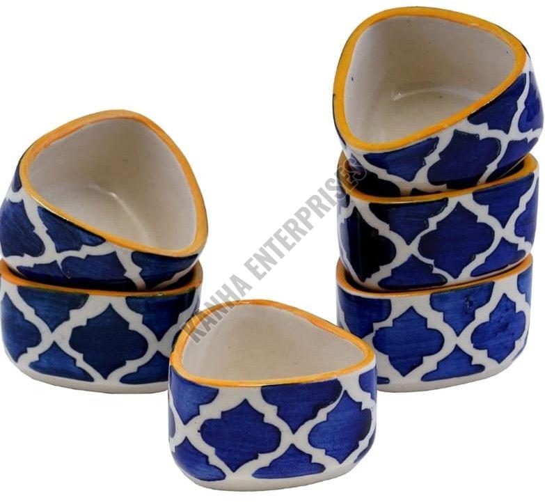 Ceramic Chutney Bowl Set Of 6 Pieces