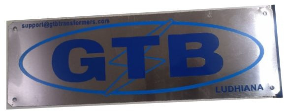 Steel Logo Plate