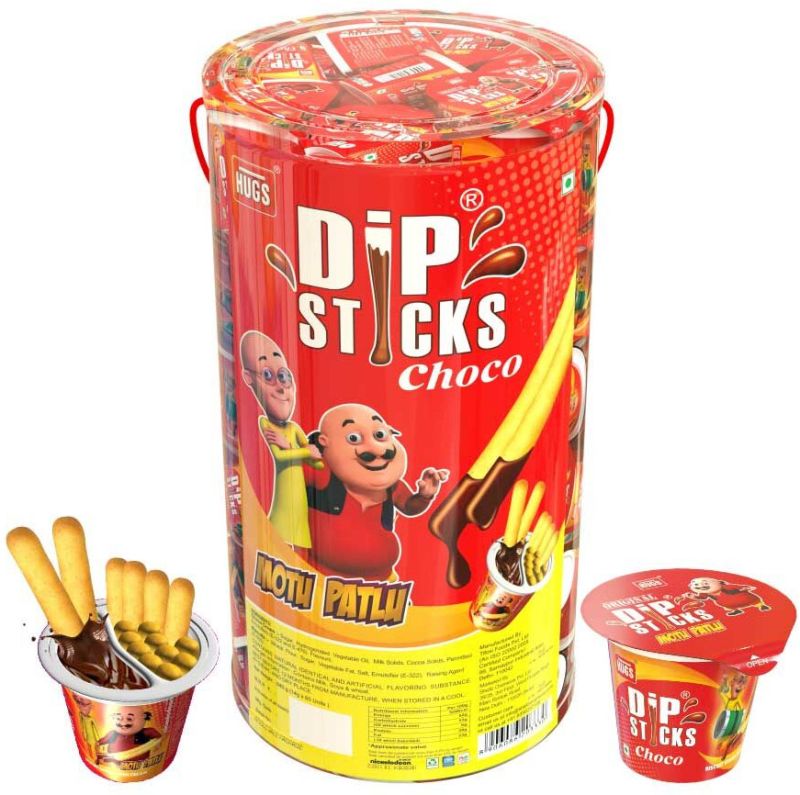 Dip Sticks Choco PVC 60PCS Jar