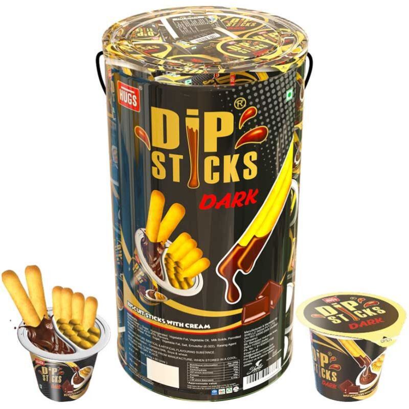 Dip Sticks Dark PVC 60PCS Jar