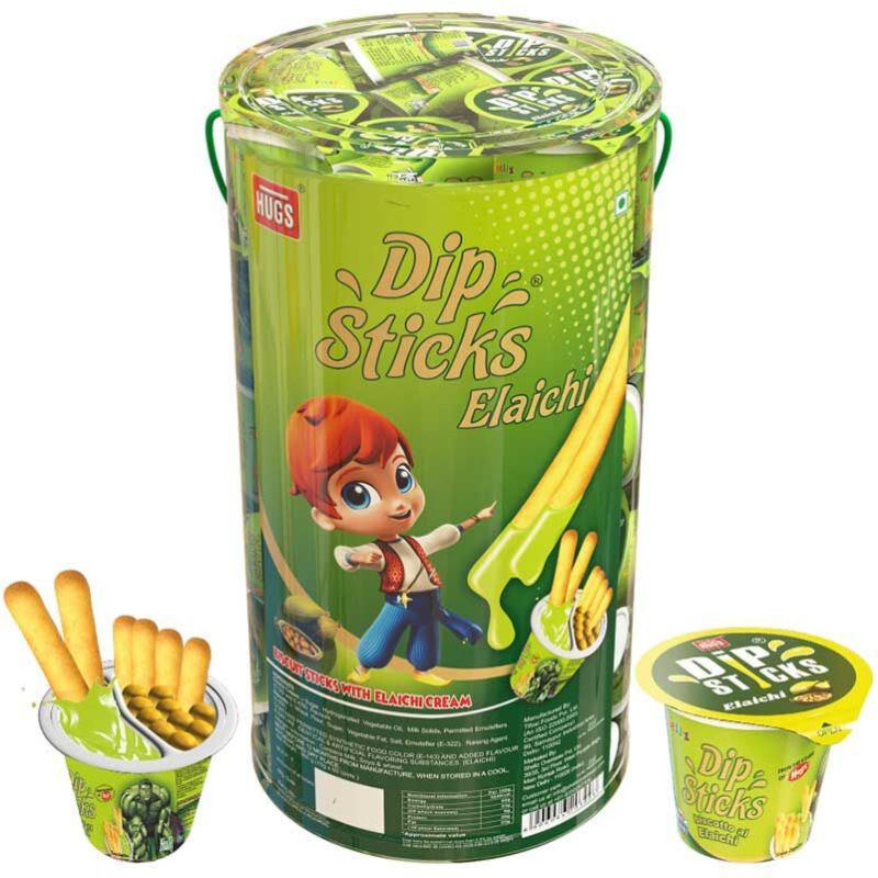 Dip Sticks Elaichi PVC 60PCS Jar