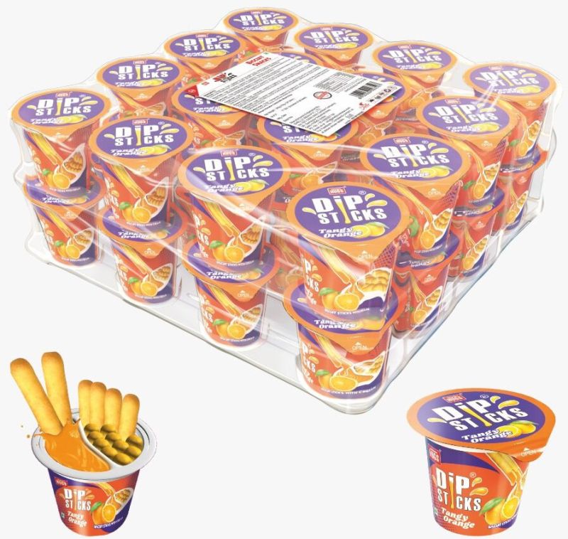 Dip Sticks Orange 32pcs Tray