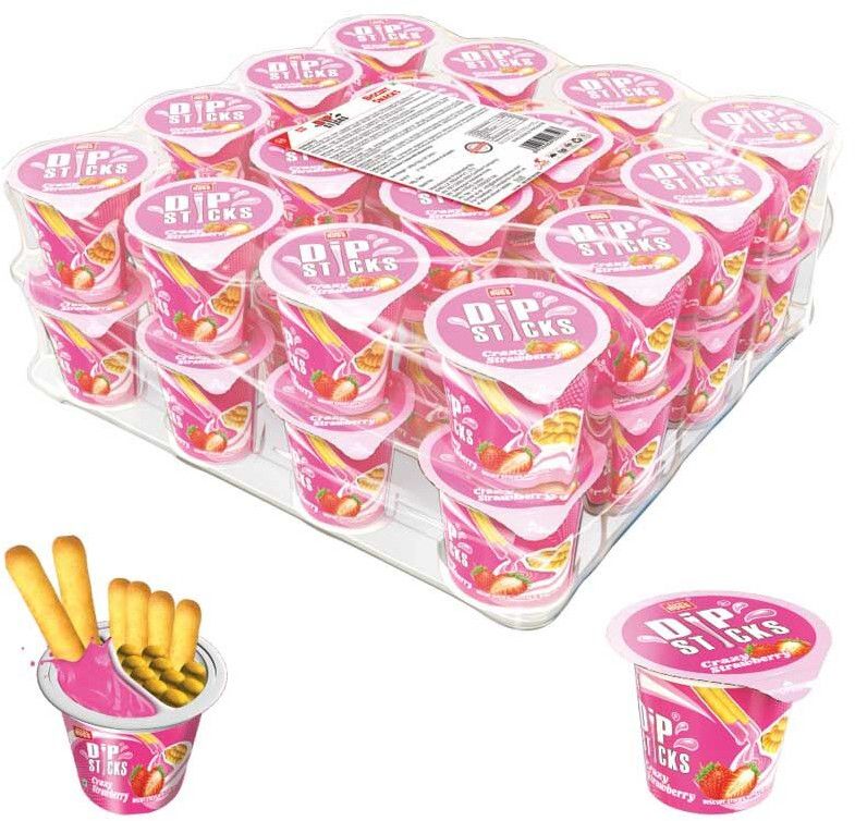 Dip Sticks Strawberry 32pcs Tray