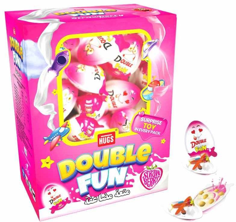 Double Fun Strawberry Box 60pcs