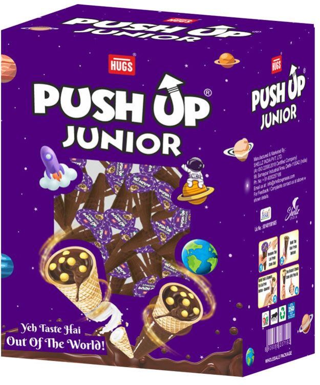 Push Up Junior Choco Box 125PCS
