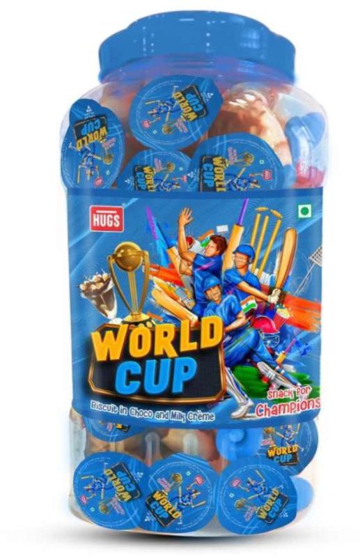 World Cup Biscuits In Choco & Milk Cream (60PCS)