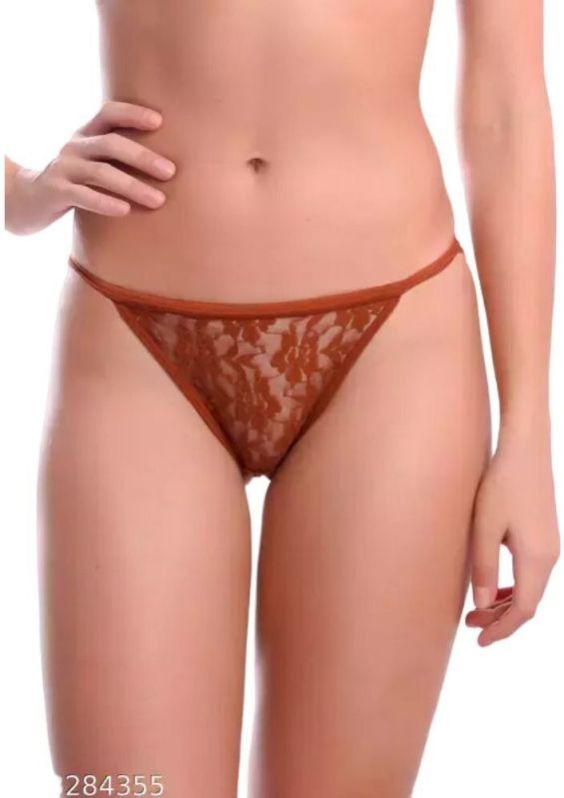 G String Low Rise Thong Panty In Dark Pink