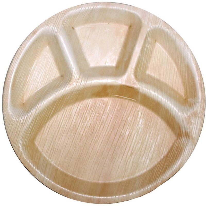 4 Compartment Areca Leaf Plate